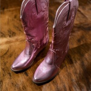 Women's Pink Western Boots
